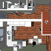 Residential Project London SW19 3D Visual Ground Floor